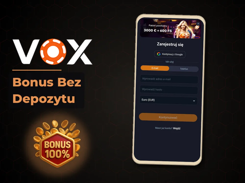 vox casino - Bonus Bez Depozytu
