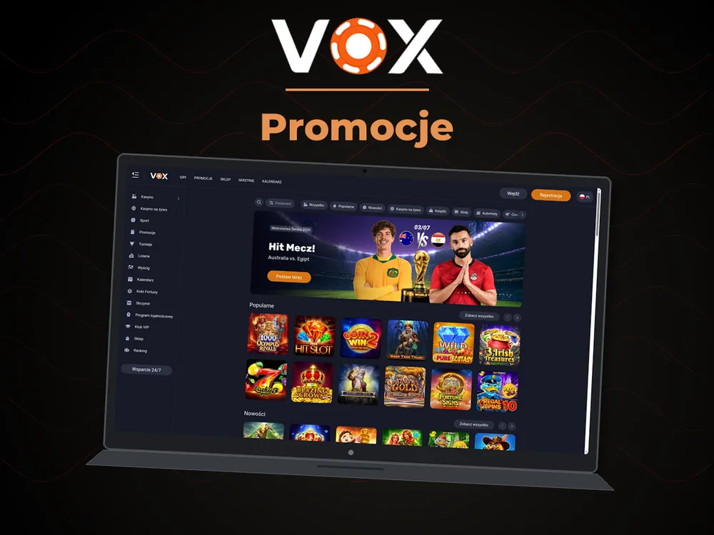 vox casino - Promocje