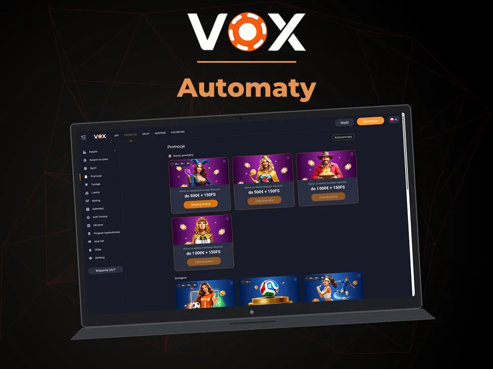 vox casino - Automaty