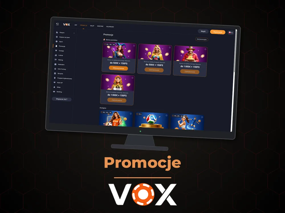 vox casino - Promocje