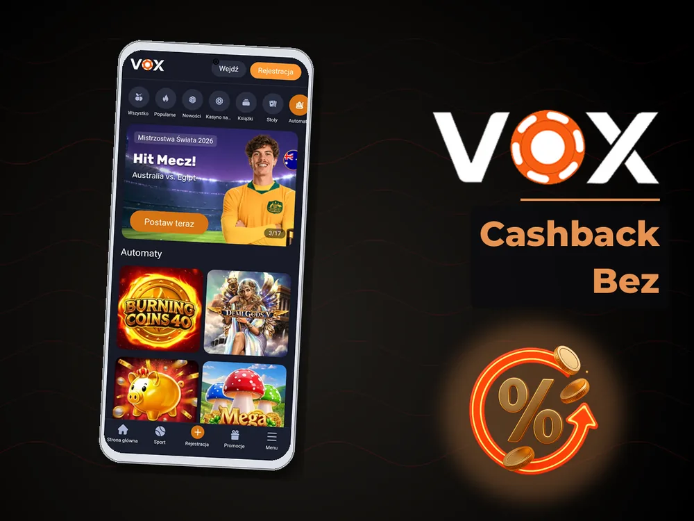 vox casino - Cashback Bez