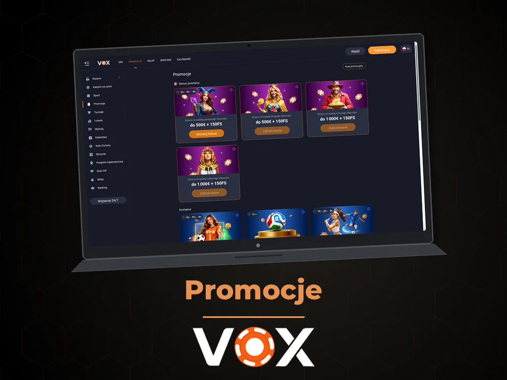 vox casino - Promocje