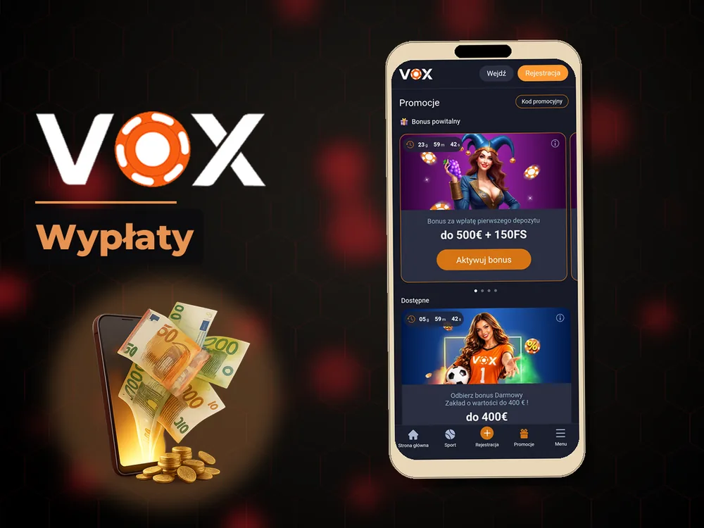 vox casino - Wypłaty