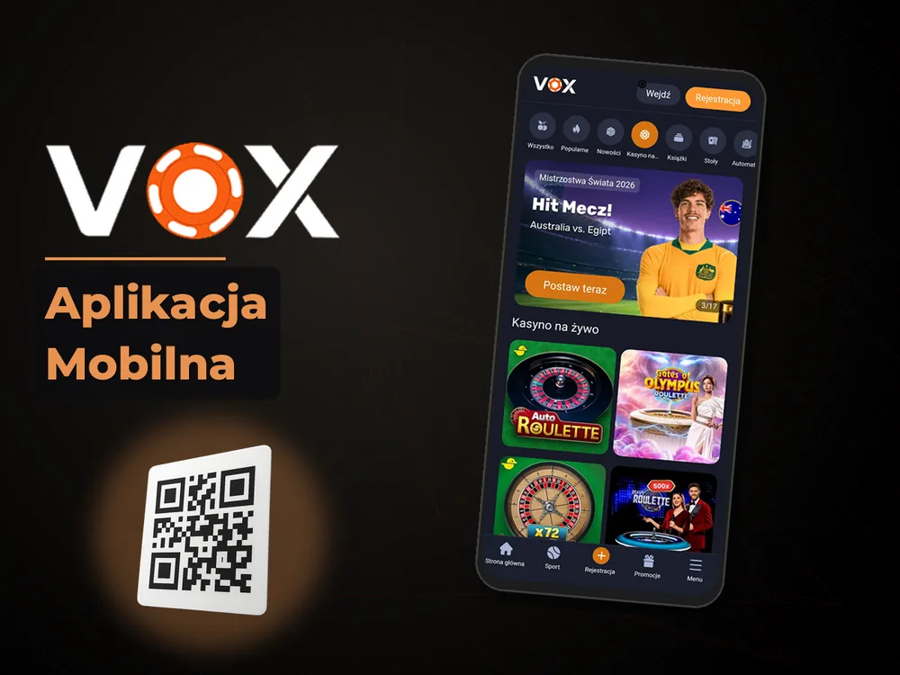 vox casino - Aplikacja Mobilna