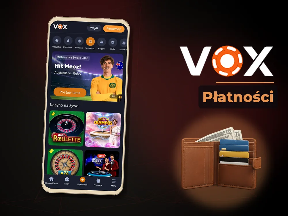 vox casino - Płatności