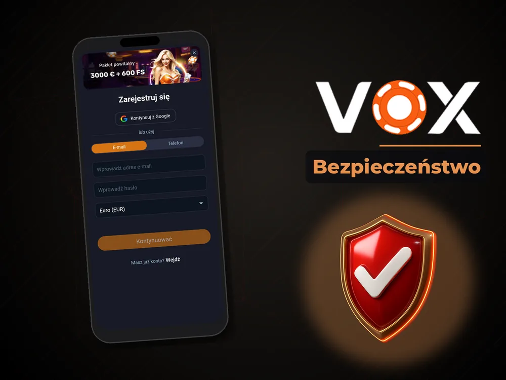 vox casino - Bezpieczeństwo
