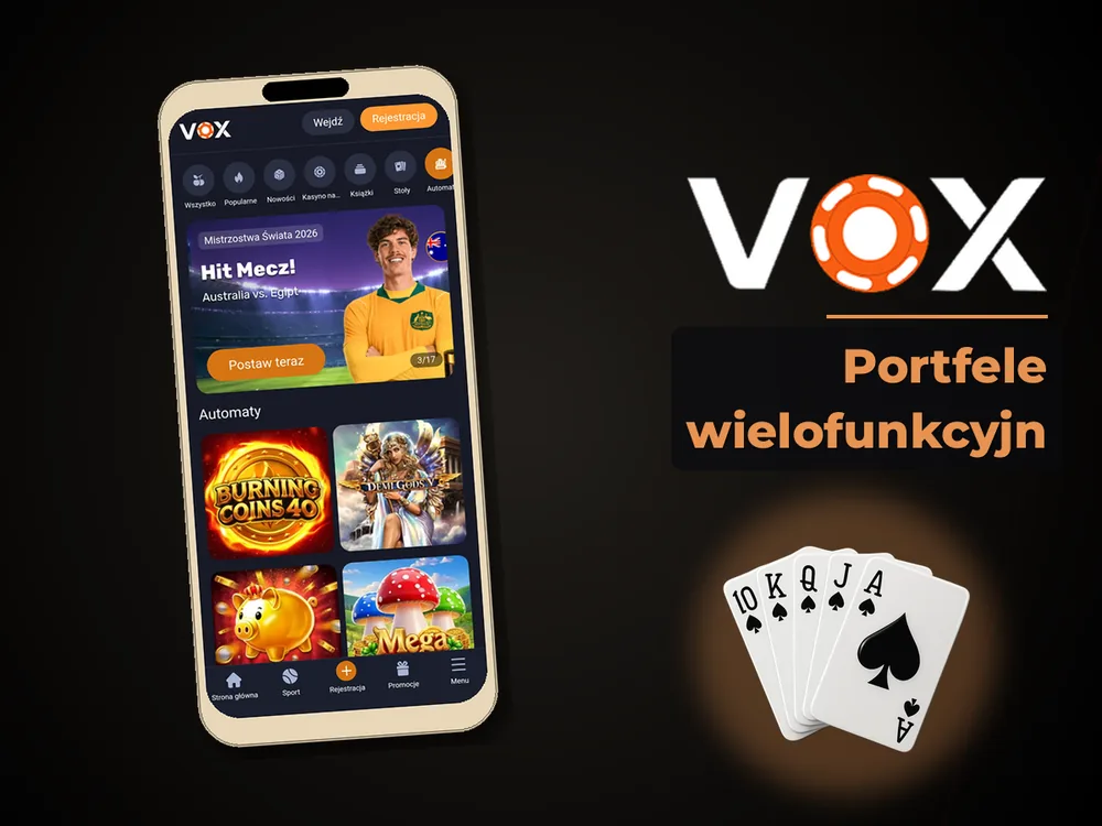vox casino - Portfele wielofunkcyjn