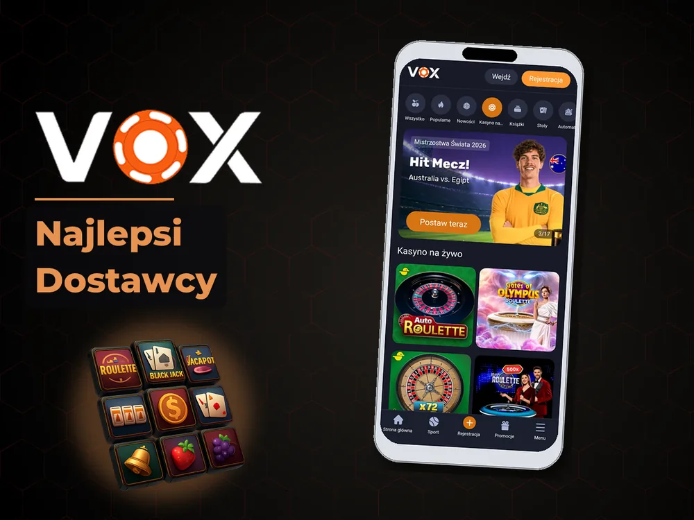 vox casino - Najlepsi Dostawcy
