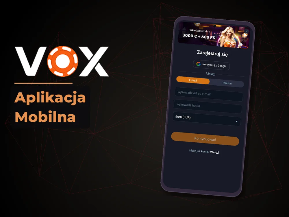 vox casino - Aplikacja Mobilna