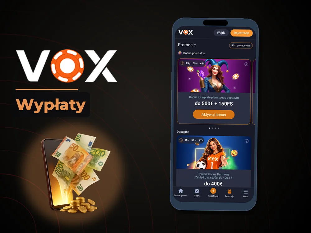 vox casino - Wypłaty